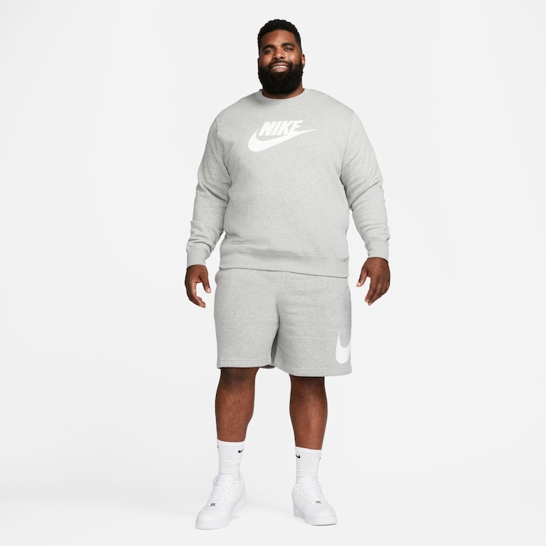 Blusão Nike Sportswear Club Fleece Crew Masculino - Foto 8