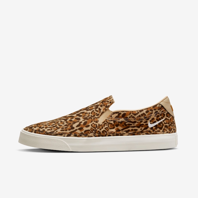 Tênis Nike Court Legacy Leopard Slip-On Feminino - Foto 1