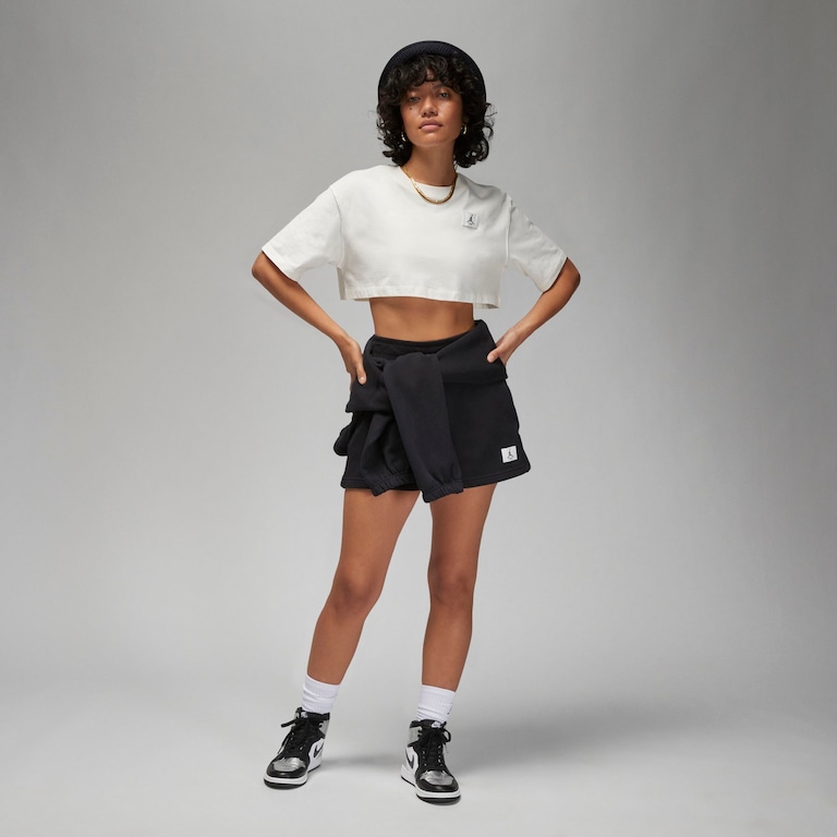 Camiseta Jordan Cropped Sport Feminina - Foto 5