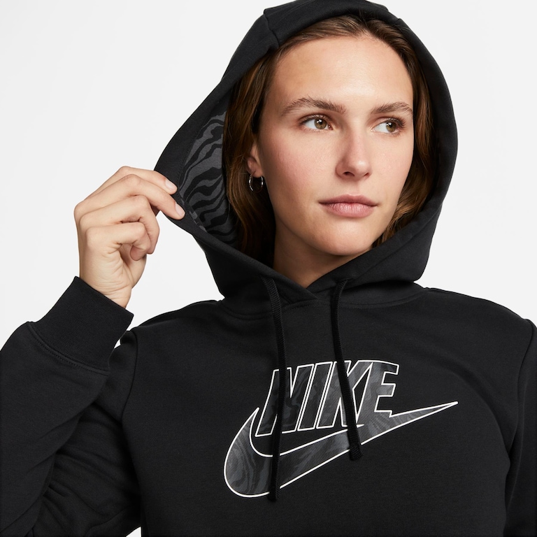 Blusão Nike Sportswear Club Fleece Feminino - Foto 3