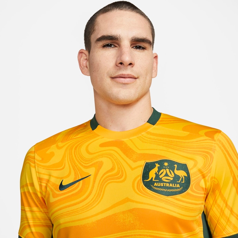 Camisa Nike Austrália I 2023/24 Torcedor Pro Masculina - Foto 3