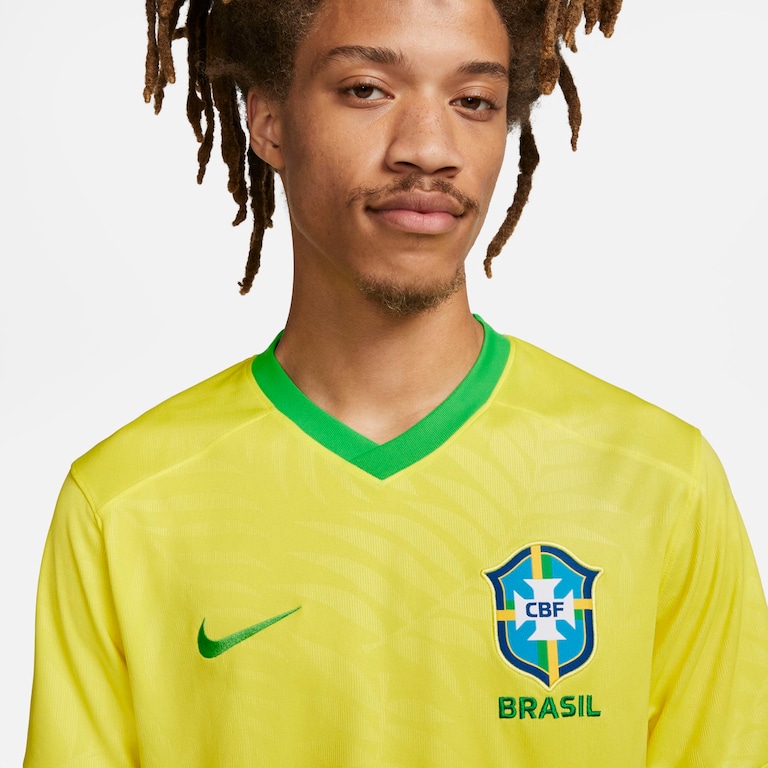 Camisa Nike Brasil I 2023/24 Torcedor Pro Masculina - Foto 2