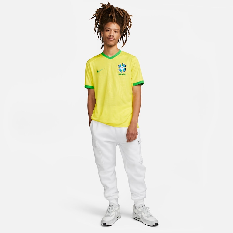 Camisa Nike Brasil I 2023/24 Torcedor Pro Masculina - Foto 6