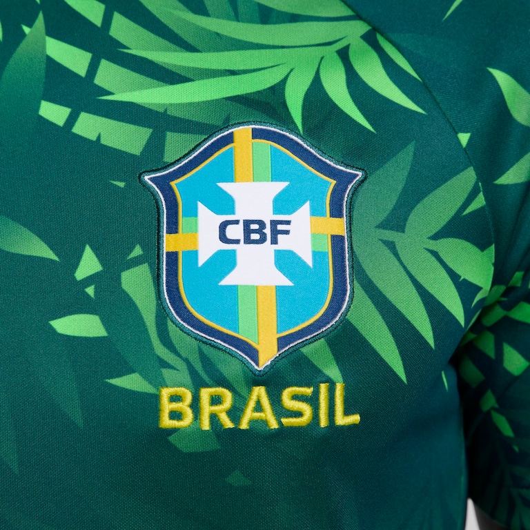 Camiseta Nike Brasil Pré-Jogo Masculina - Foto 5