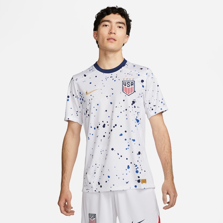 Camisa Nike Estados Unidos I 2023/24 Torcedor Pro Masculina - Foto 1