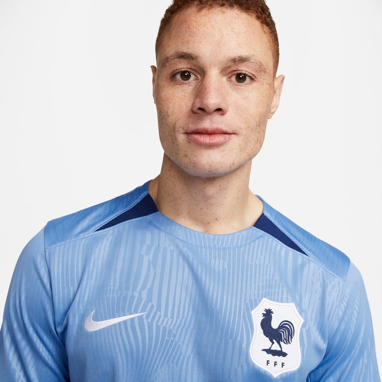 Camisa Nike França I 2023/24 Torcedor Pro Masculina - Foto 3