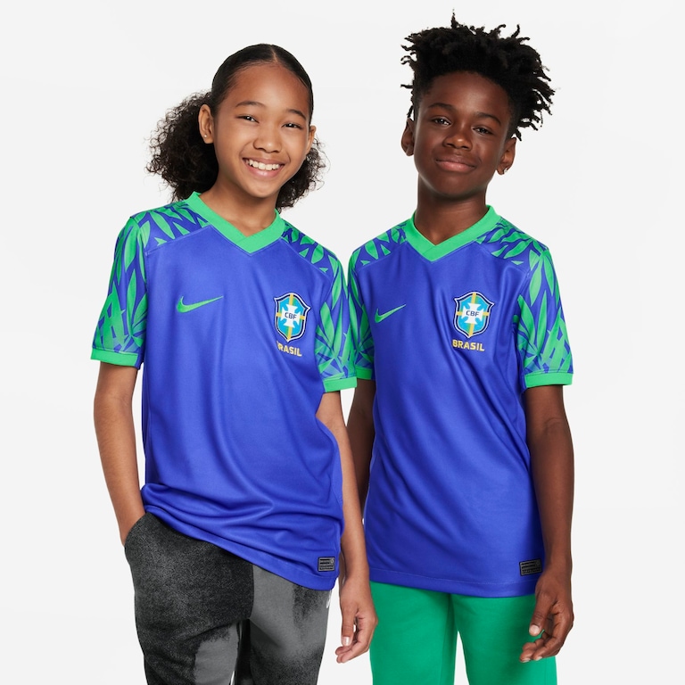 Camisa Nike Brasil II 2023/24 Torcedor Pro Infantil - Foto 1