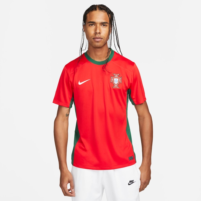 Camisa Nike Portugal I 2023/24 Torcedor Pro Masculina - Foto 1