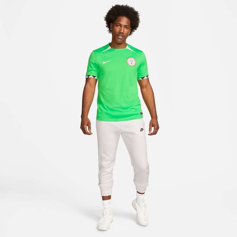 Camisa Nike Nigéria I 2023/24 Torcedor Pro Masculina - Foto 7