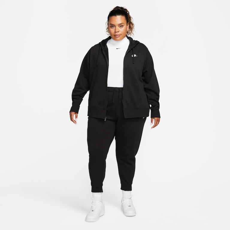 Plus Size - Blusão Nike Sportswear Club Fleece Feminino - Foto 5