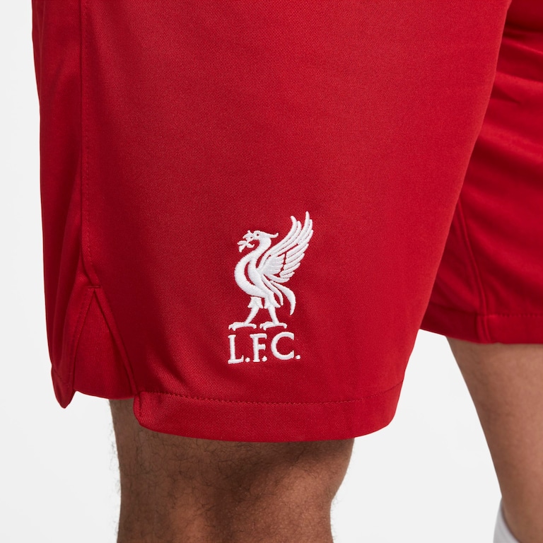 Shorts Nike Liverpool I 2023/24 Torcedor Pro Masculino - Foto 6