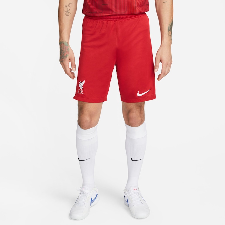 Shorts Nike Liverpool I 2023/24 Torcedor Pro Masculino - Foto 1