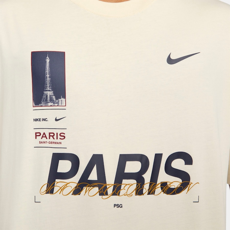 Camiseta Nike Max90 Paris Saint-Germain Masculina - Foto 4