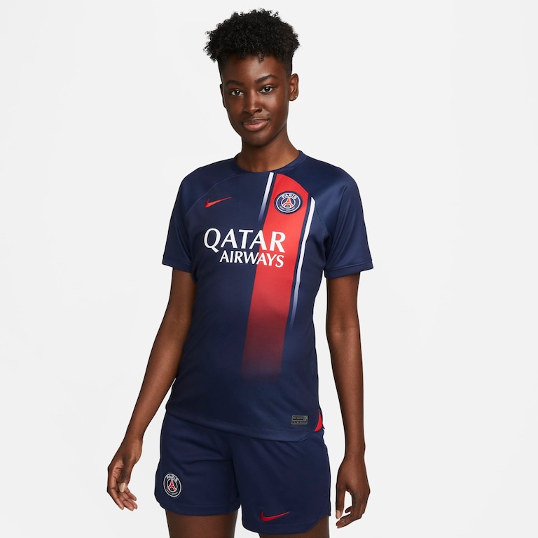 Camisa Nike Paris Saint-Germain I 2023/24 Torcedora Pro Feminina - Foto 1