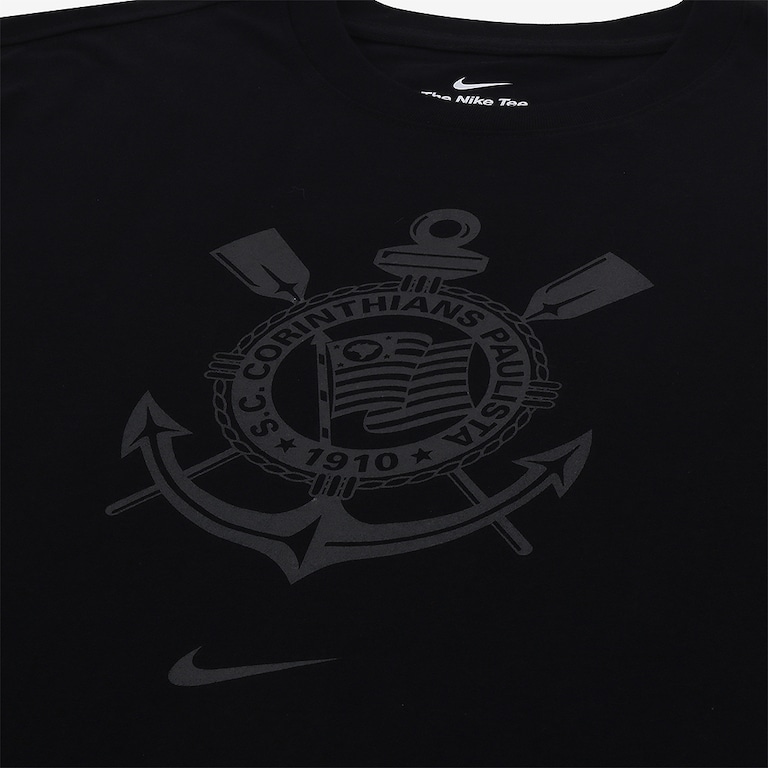 Camiseta Nike Corinthians Escudo Masculina - Foto 3