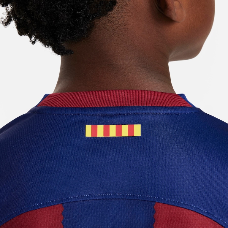 Camisa Nike Barcelona I 2023/24 Torcedor Pro Infantil - Foto 6