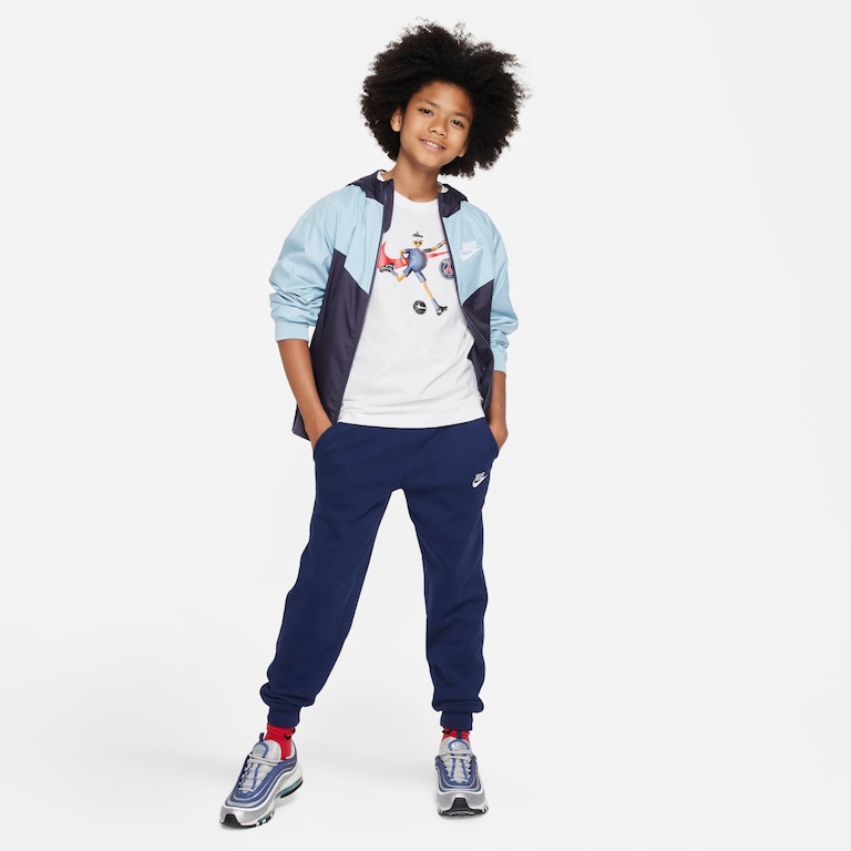 Camiseta Nike Paris Saint-Germain Mascot Infantil - Foto 4