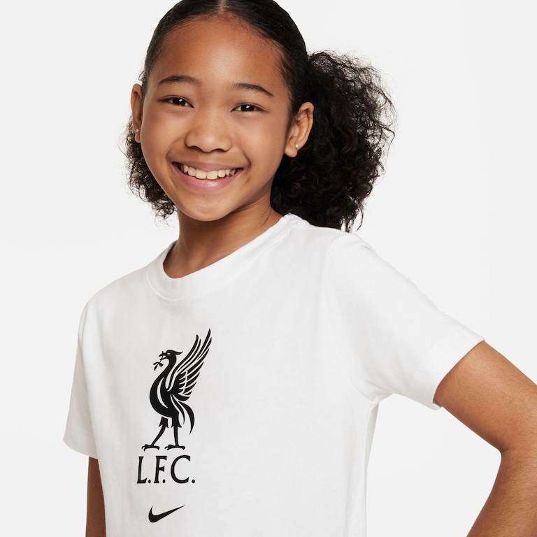 Camiseta Nike Liverpool Crest Infantil - Foto 3