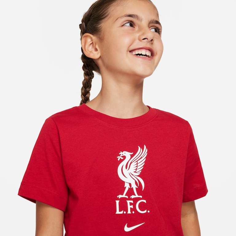 Camiseta Nike Liverpool Crest Infantil - Foto 3