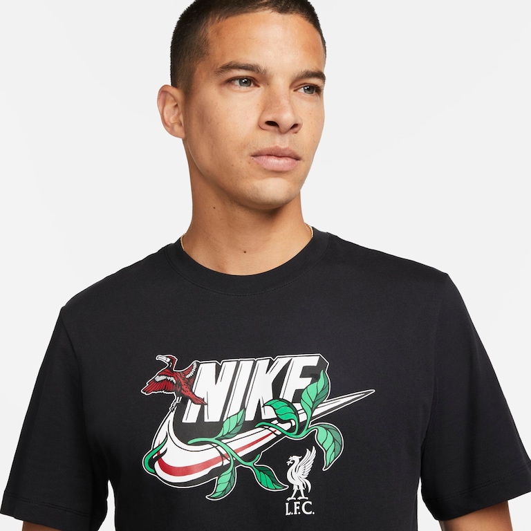 Camiseta Nike Liverpool Futura Masculina - Foto 3