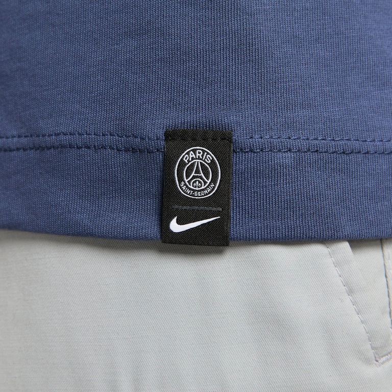 Camiseta Nike Paris Saint-Germain Futura Masculina - Foto 4