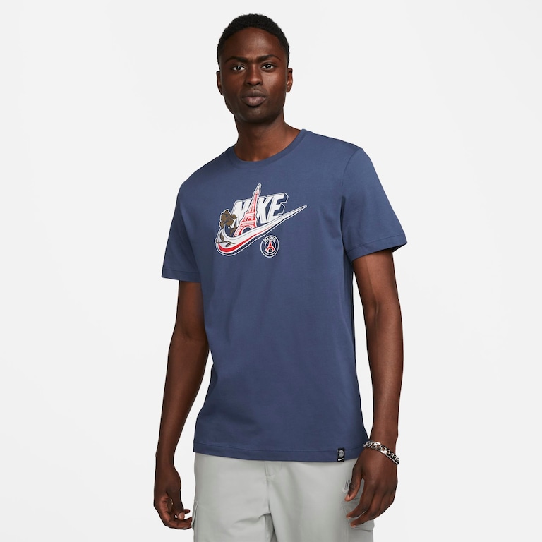 Camiseta Nike Paris Saint-Germain Futura Masculina - Foto 1