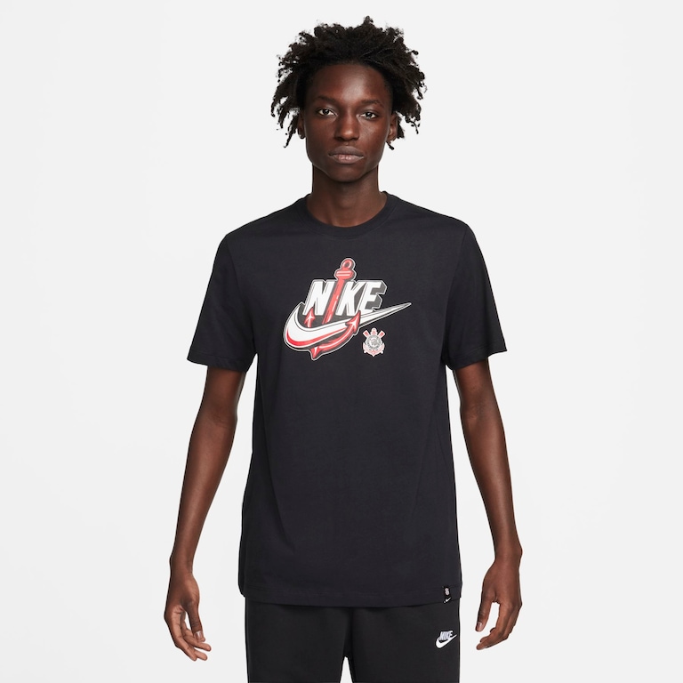 Camiseta Nike Corinthians Futura Masculina - Foto 1
