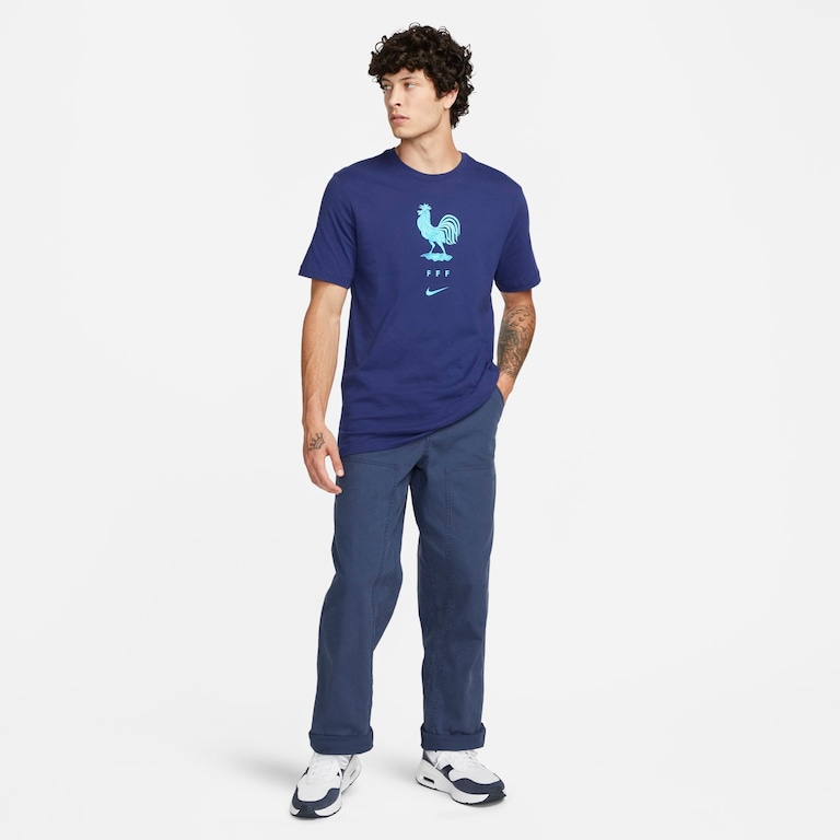 Camiseta Nike França Escudo Masculina - Foto 4