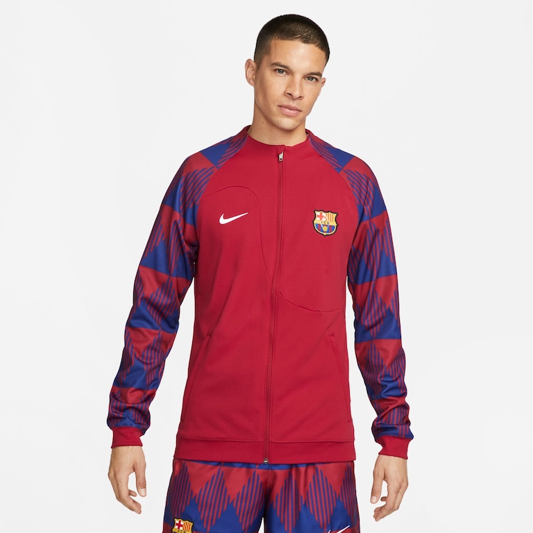 Jaqueta Nike Barcelona Academy Pro Hino Masculina - Foto 1