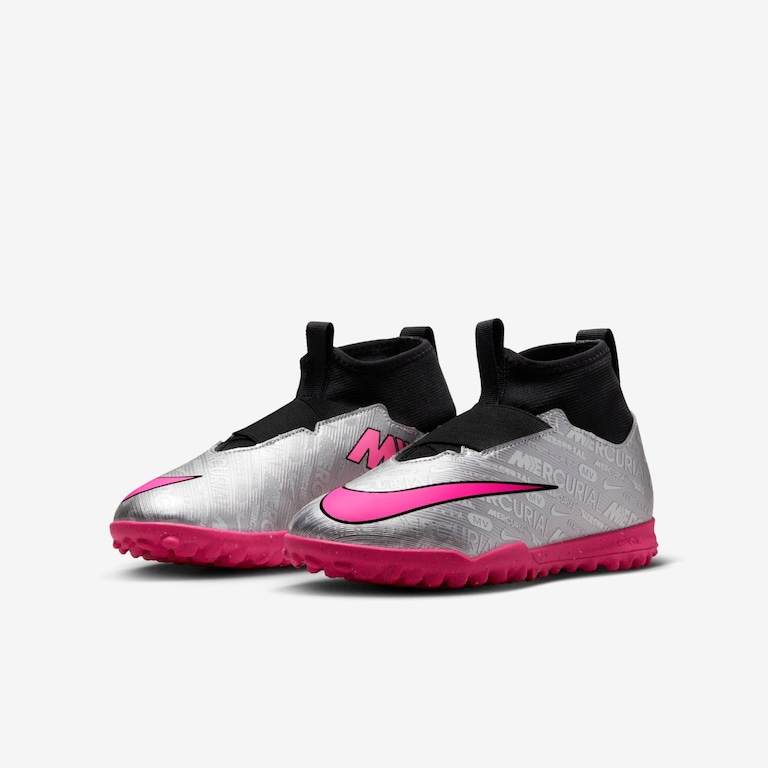 Chuteira Nike Zoom Mercurial Superfly 9 Academy XXV Infantil Society - Foto 5