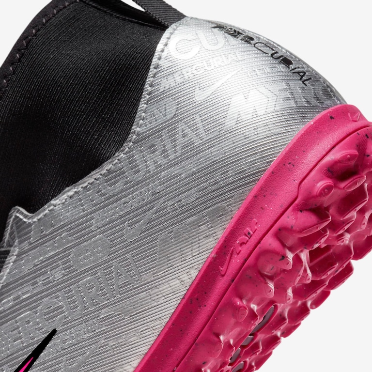 Chuteira Nike Zoom Mercurial Superfly 9 Academy XXV Infantil Society - Foto 8