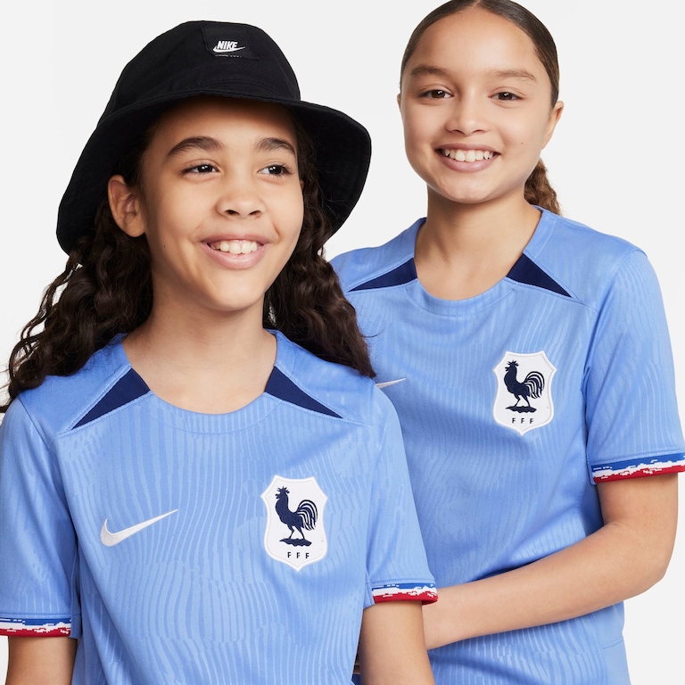 Camisa Nike França I 2023/24 Torcedor Pro Infantil - Foto 3