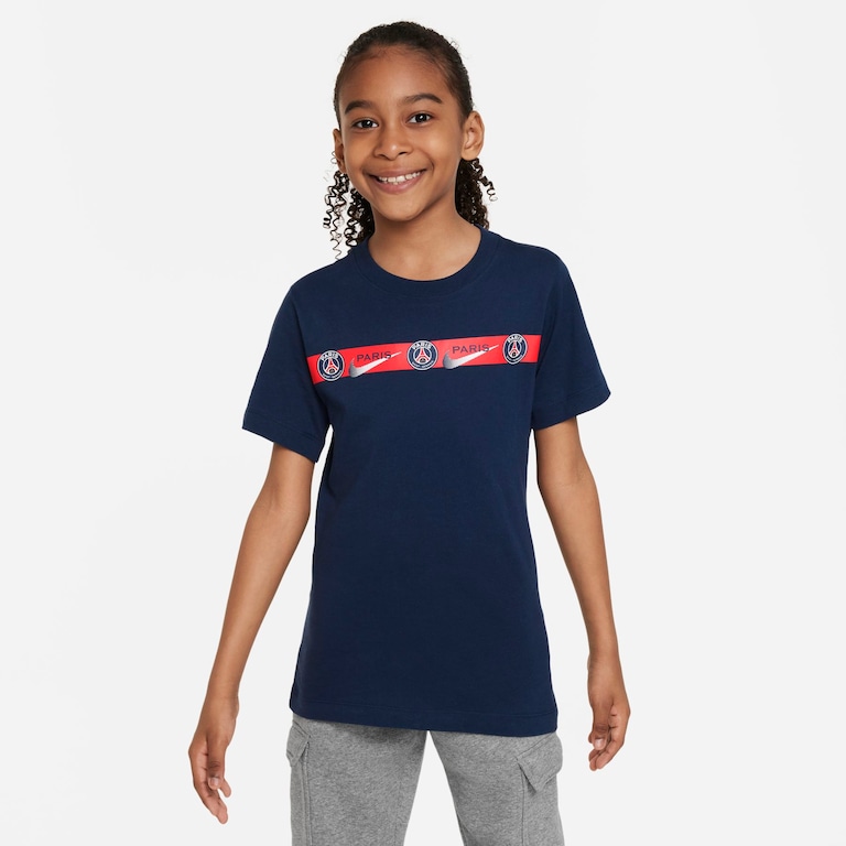 Camiseta Nike Paris Saint-Germain Infantil - Foto 1