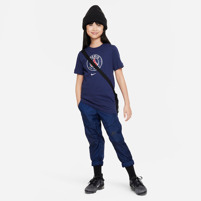 Camiseta Nike PSG Crest Infantil - Foto 4