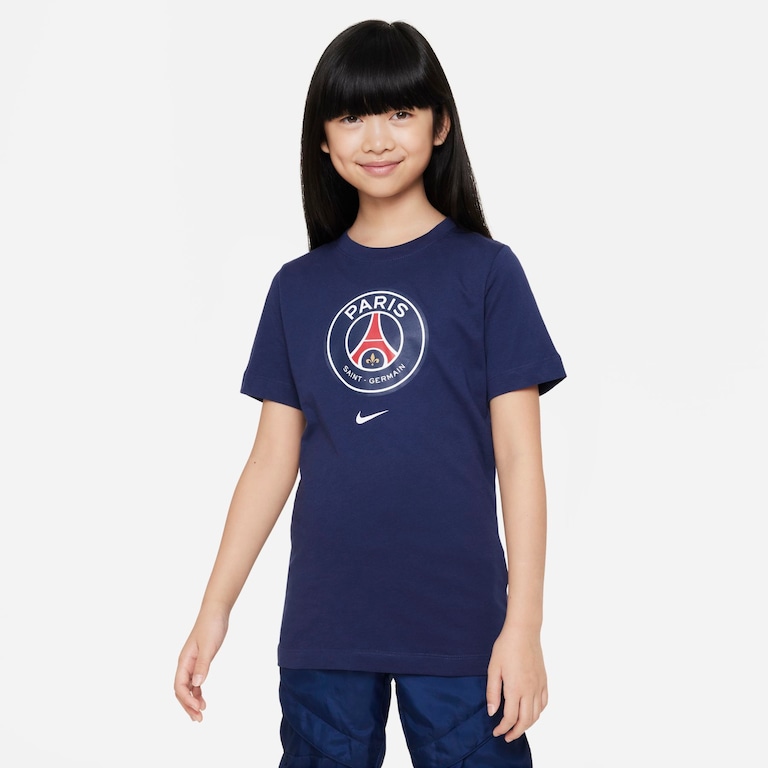 Camiseta Nike PSG Crest Infantil - Foto 1