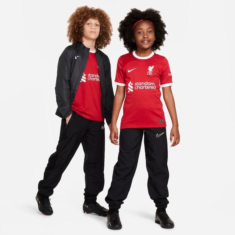 Camisa Nike Liverpool I 2023/24 Torcedor Pro Infantil - Foto 7