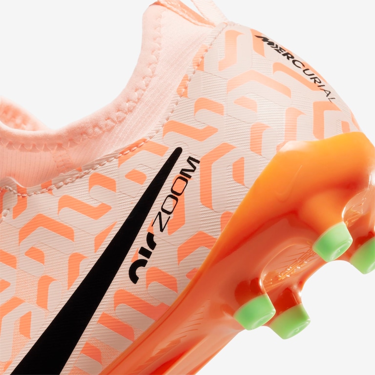 Chuteira Nike Zoom Mercurial Vapor 15 Academy Campo Infantil - Foto 9