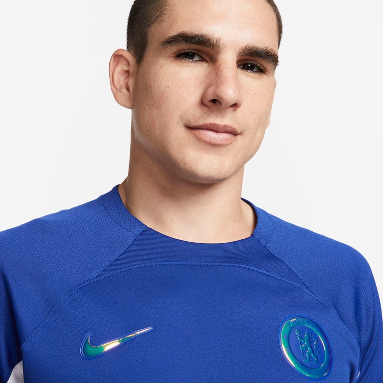 Camisa Nike Chelsea I 2023/24 Torcedor Pro Masculina - Foto 3