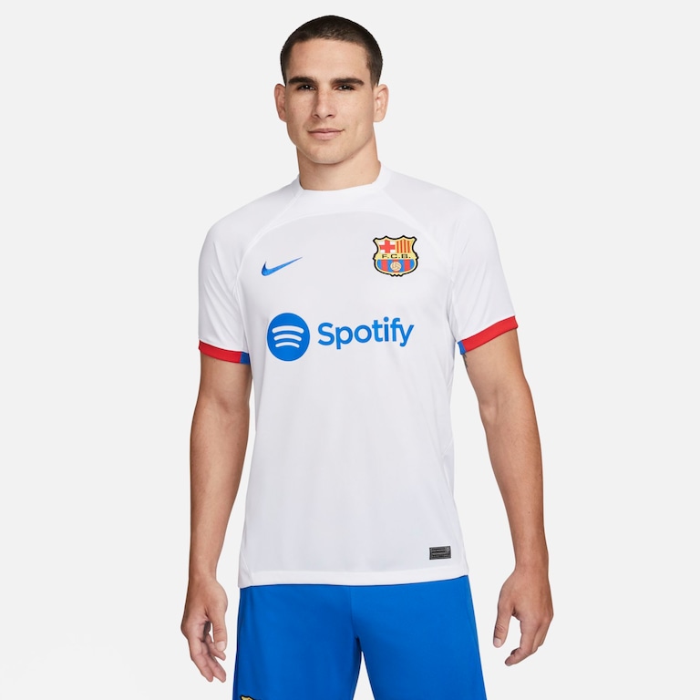 Camisa Nike Barcelona II 2023/24 Torcedor Pro Masculina - Foto 1