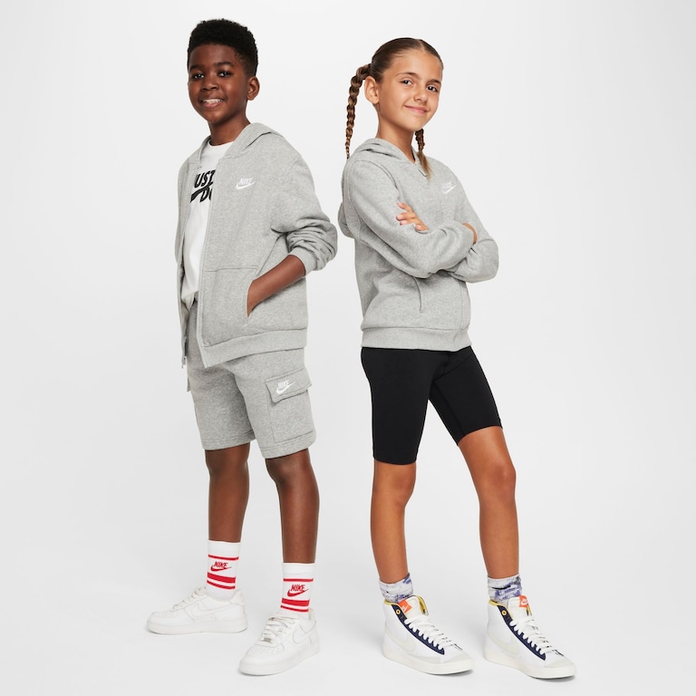 Jaqueta Nike Club Fleece Infantil - Foto 6