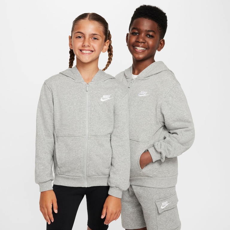 Jaqueta Nike Club Fleece Infantil - Foto 1