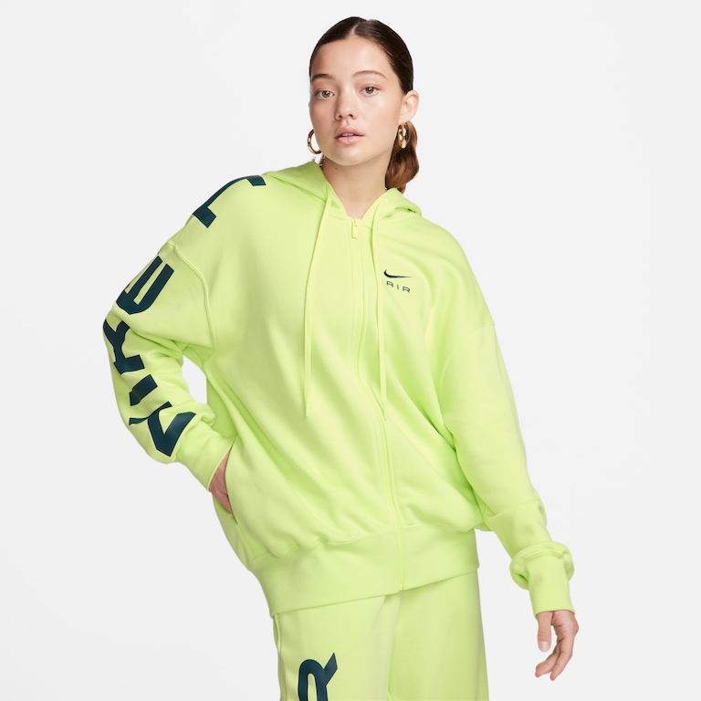 Jaqueta Nike Sportswear Air Fleece Feminina - Foto 1