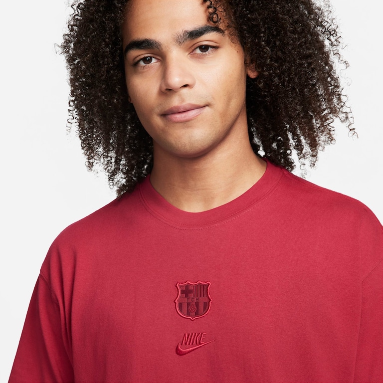 Camiseta Nike Barcelona Essential Masculina - Foto 3