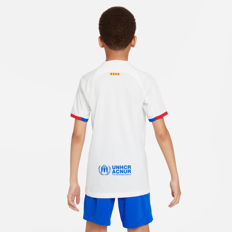 Camisa Nike Barcelona II 2022/2023 Torcedor Pro Infantil - Foto 2