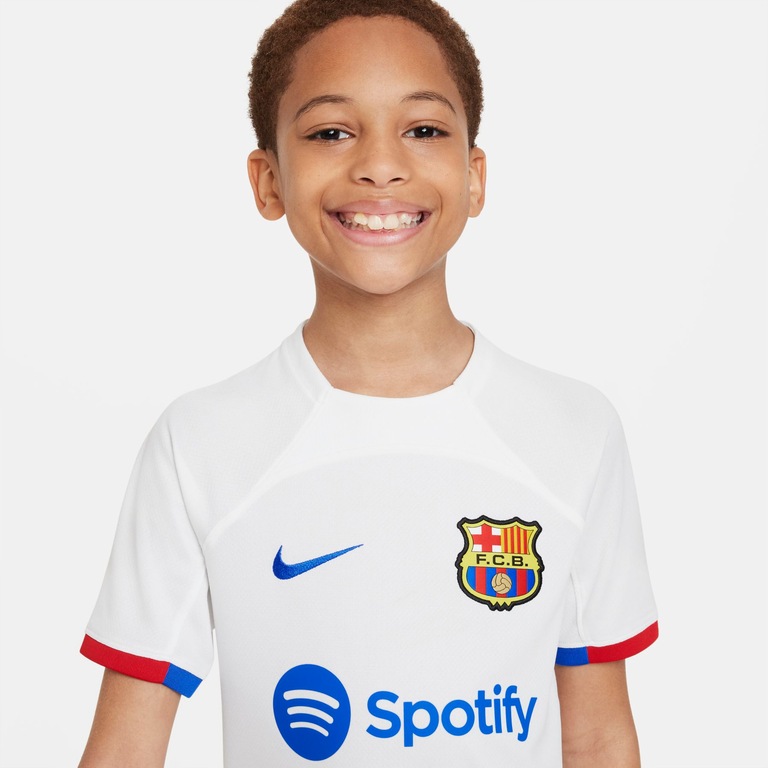 Camisa Nike Barcelona II 2022/2023 Torcedor Pro Infantil - Foto 3