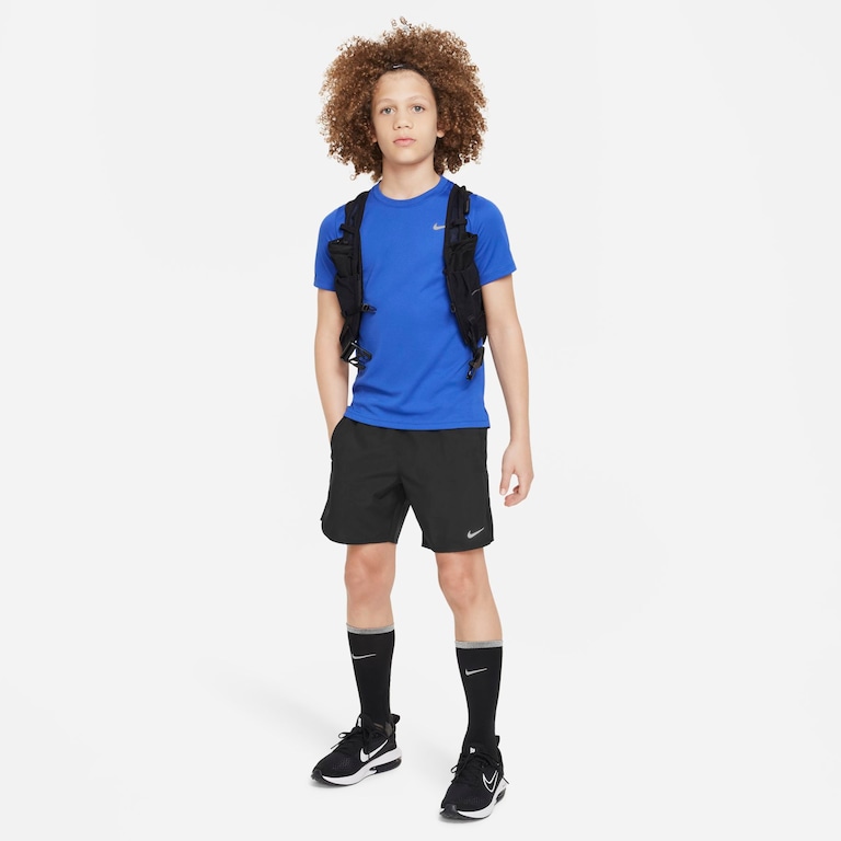 Shorts Nike Dri-FIT Challenger Infantil - Foto 7