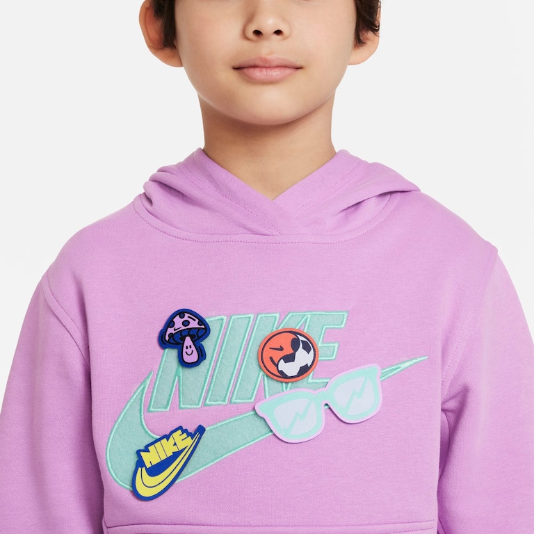 Blusão Nike Sportswear Club Fleece Infantil - Foto 4