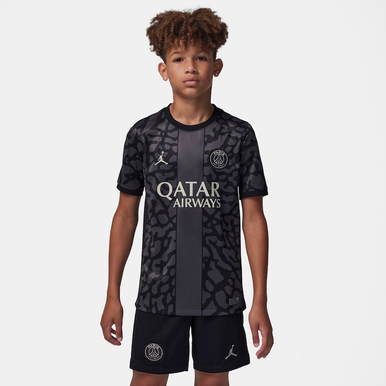 Camisa Nike Paris Saint-Germain III 2023/24 Torcedor Pro Infantil - Foto 1