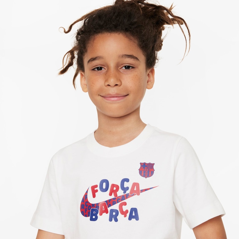 Camiseta Nike Barcelona Infantil - Foto 3