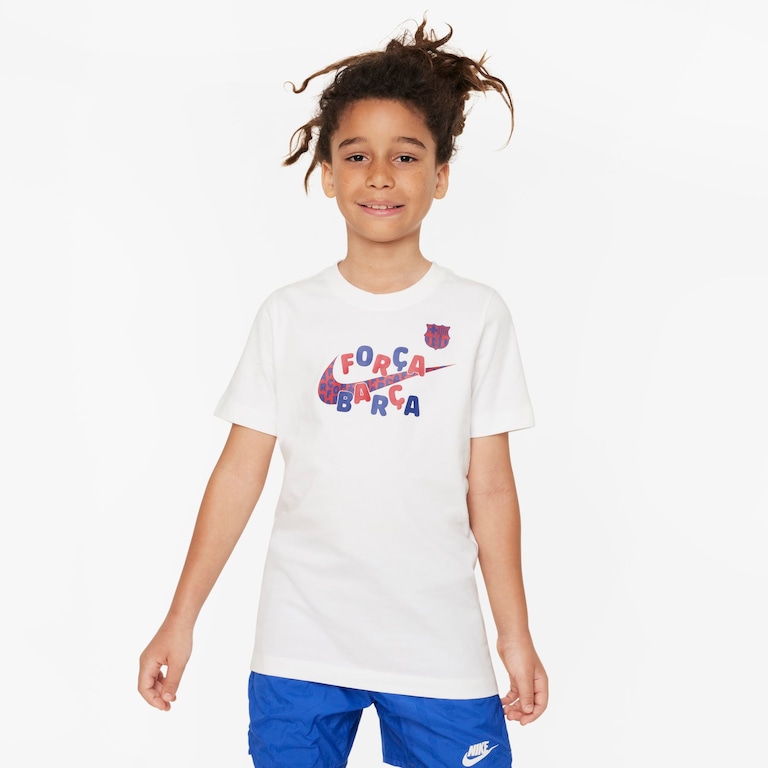 Camiseta Nike Barcelona Infantil - Foto 1